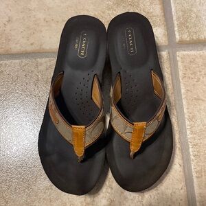Coach Juliet Wedge Sandals: Size 8